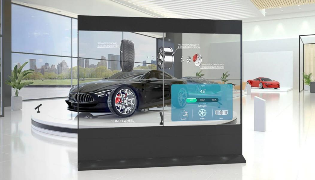 55" Transparent OLED screen (PCAP touch)
